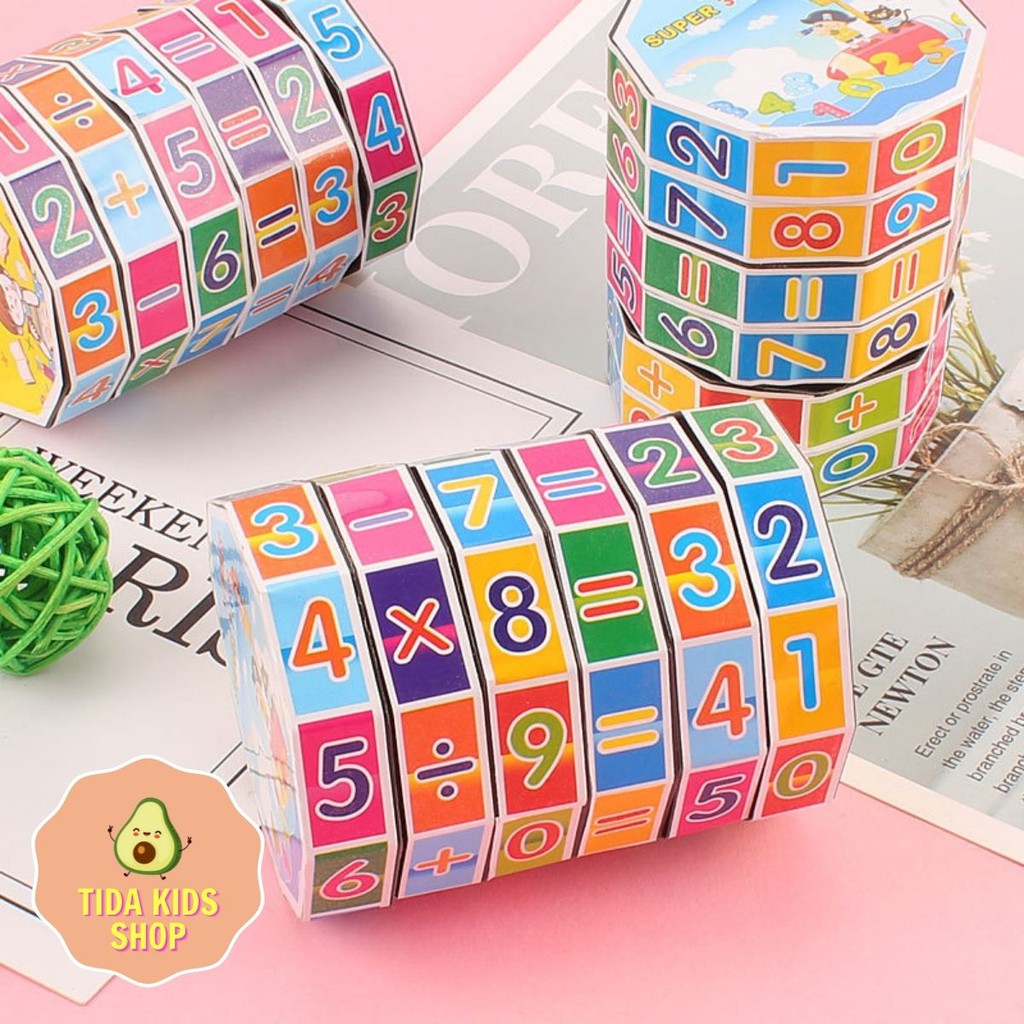 Đồ Chơi Rubik Toán Học 6 Tầng Giúp Bé Phát Triển Kỹ Năng Tư Duy, Đồ Chơi Toán Học TiDa Kids Shop Cho Bé Giá Tốt