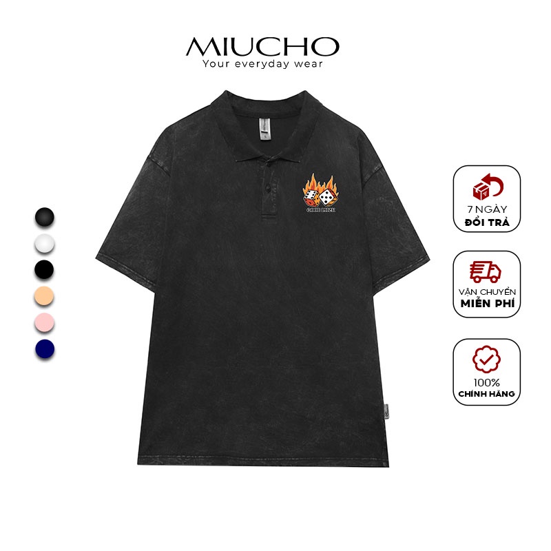Áo thun polo cotton nữ unisex basic MP003 Miucho