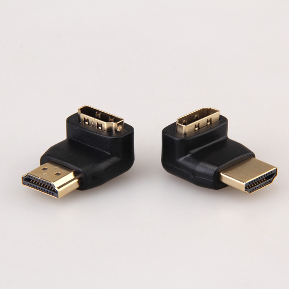 Đầu nối góc rộng 90 độ kết nối cáp HDMI đực sang cái