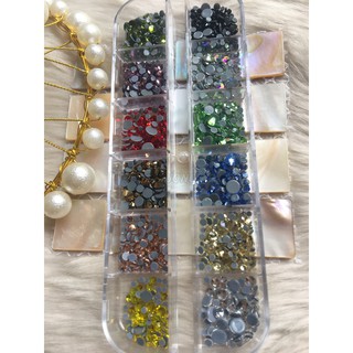 Khay đá chân lưới 12 màu mix size ( không bong chân )
