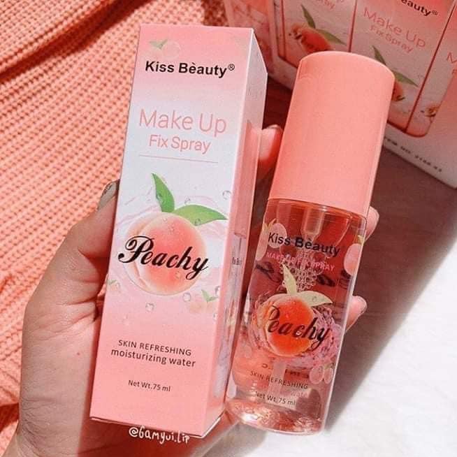 Xịt khoáng khóa lớp trang điểm Kiss Beauty