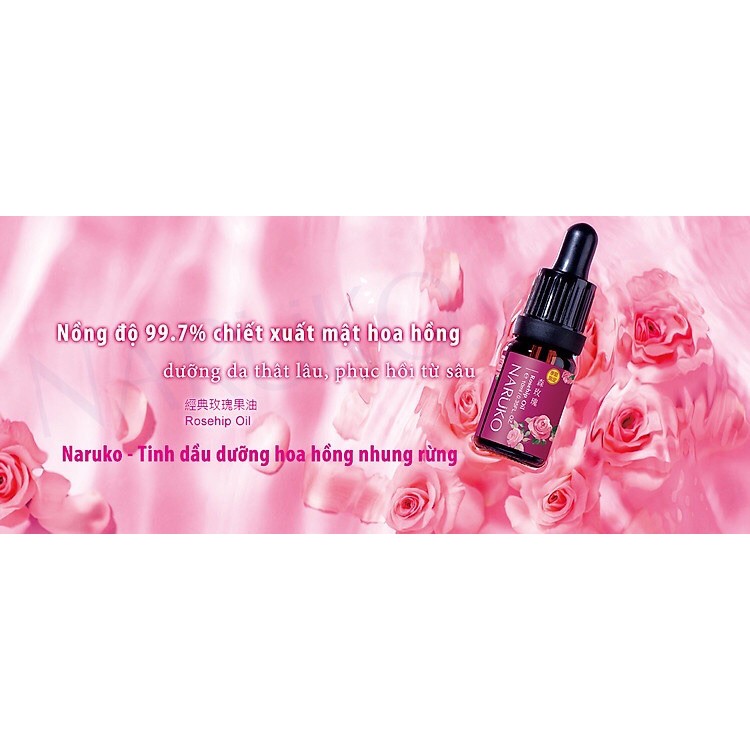 (CHÍNH HÃNG - ĐÀI LOAN) TINH DẦU NỤ TẦM XUÂN NARUKO ROSEHIP OIL 10ml