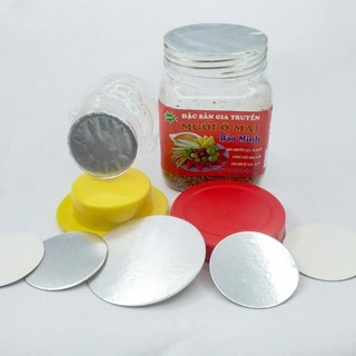 Màng seal nhôm cho tất cả các loại chai lọ nhựa, chai thủy tinh đường kính 51-52mm