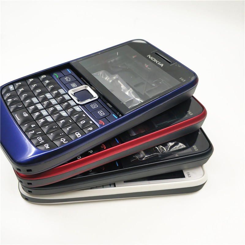 New Full Complete Mobile Phone Housing Cover Case+English Keypad For Nokia E63