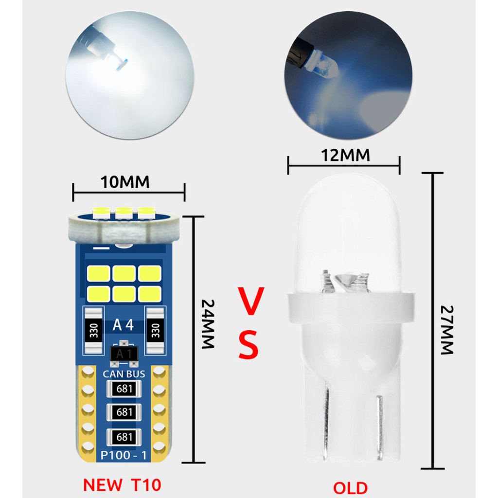 Đèn led KEVANLY T10 cho xe hơi tiện dụng