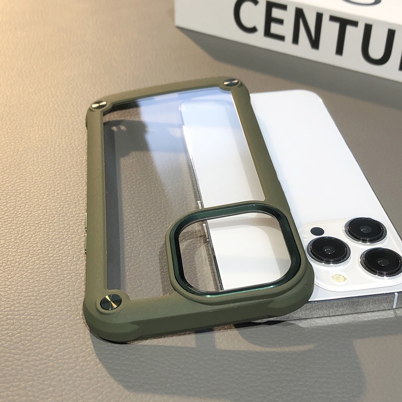 Ốp Điện Thoại Trong Suốt Có Túi Khí Chống Rơi Cho iPhone 14 13 12 11 Pro Max XS XR X 8 7 6 6S Plus + SE 2020