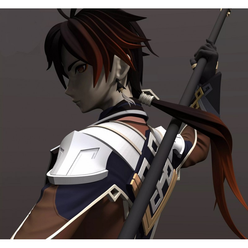 File in 3D mô hình Zhongli Genshin Impact - Games
