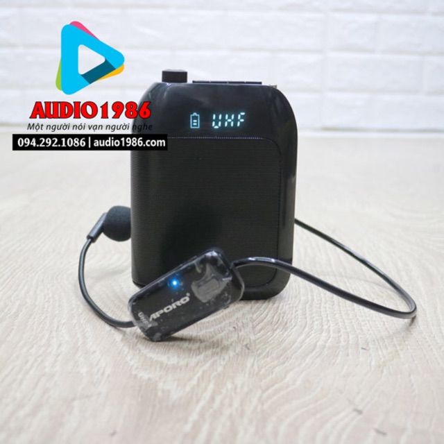 MÁY TRỢ GIẢNG KHÔNG DÂY APORO T20 UHF BLUETOOTH SẢN XUẤT CAO CẤP NEW 2020