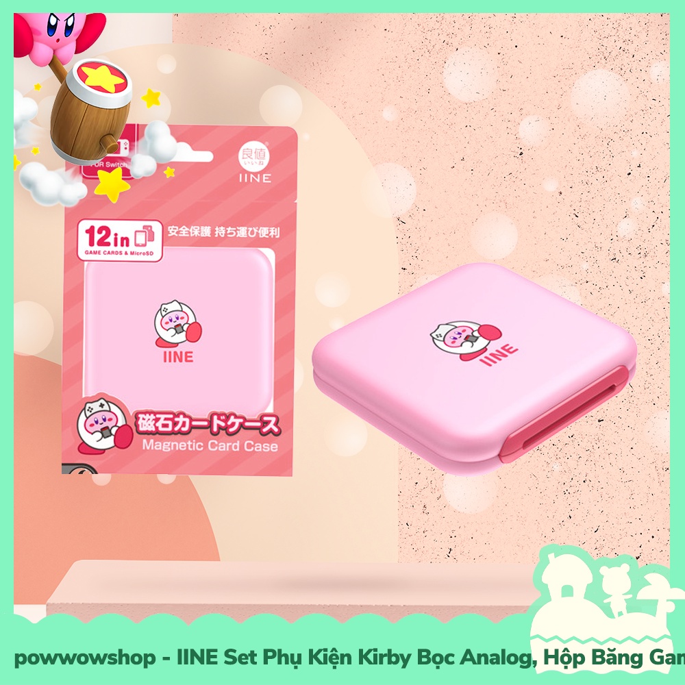 [Sẵn VN - Hỏa Tốc] OLED,V1,V2 Set Phụ Kiện Kirby Bọc Analog Joycon, NSPro, PS5, Hộp Băng Game Nintendo Switch