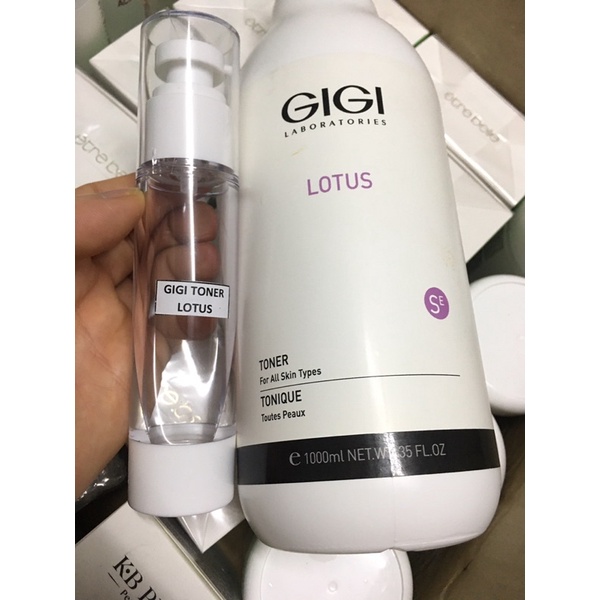 Nước hoa hồng GIGI lotus Toner phục hồi cấp ẩm mềm da