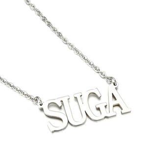 Dây chuyền mặt chữ suga bts