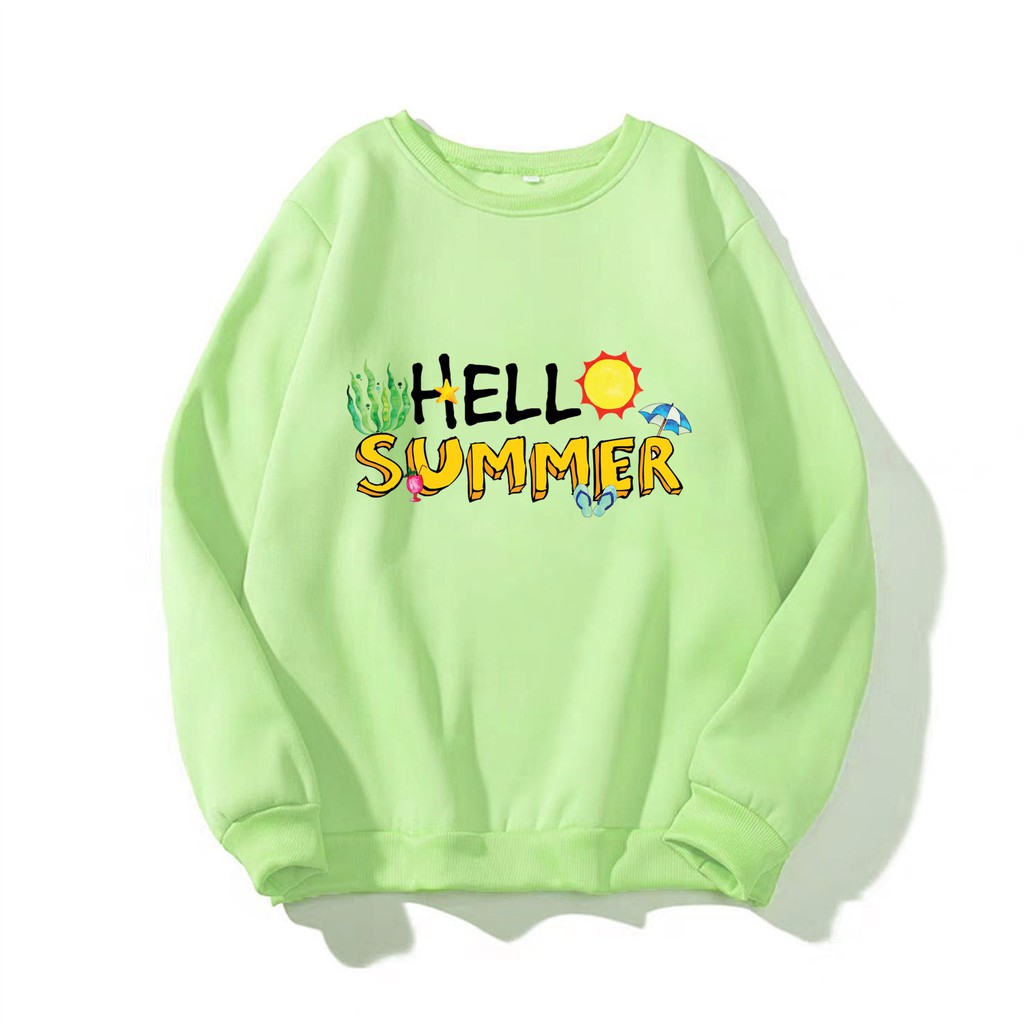[FREESHIP_50K] Áo sweater nam nữ in hình Summer William - DS115, chất nỉ dày dặn, hợp làm áo cặp | BigBuy360 - bigbuy360.vn