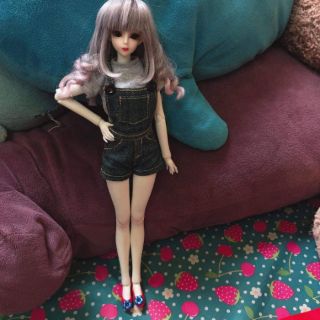 Set yếm jean cho búp bê. barbei,xinyi...