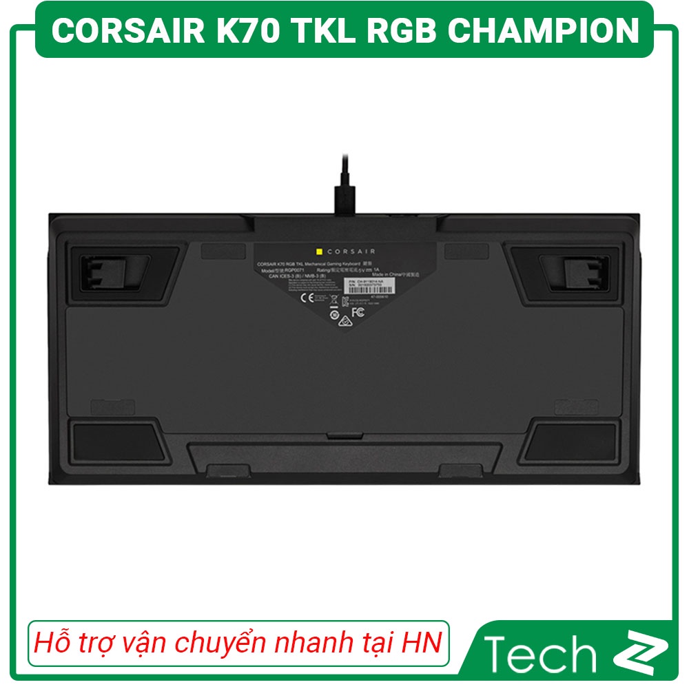 Bàn phím Cơ Corsair K70 TKL RGB Champion