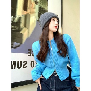 Áo khoác len nữ, áo khoác cardigan kéo séc