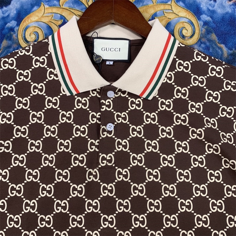 Áo Thun Polo Gucci Chất Liệu Cotton Thời Trang Xuân Hè Cho Nam # 48