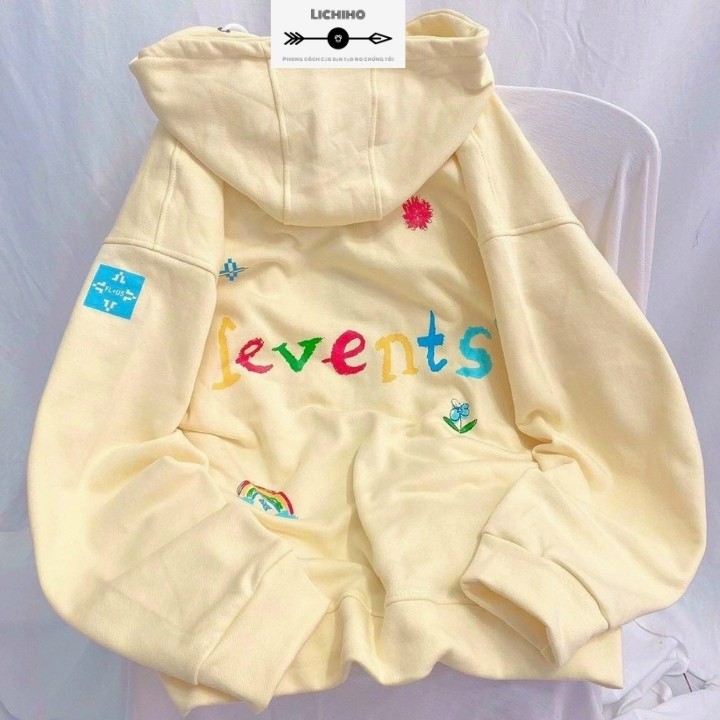 Áo khoác nỉ dây kéo unisex form rộng Hàn Quốc phong cách ulzzang street style nữ nam LEVENTS AKNM03 LICHIHO cực chất