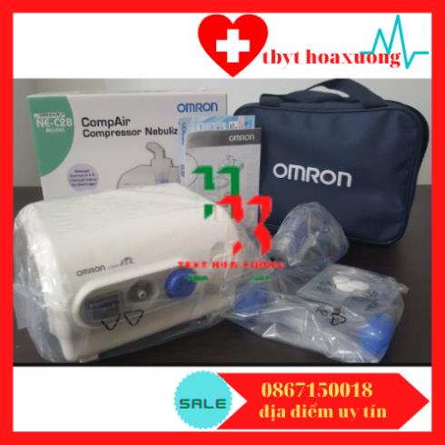 [ Hàng Cao Cấp ] Máy Xông Mũi Họng Omron NE - C28 Bảo Hành 2 Năm