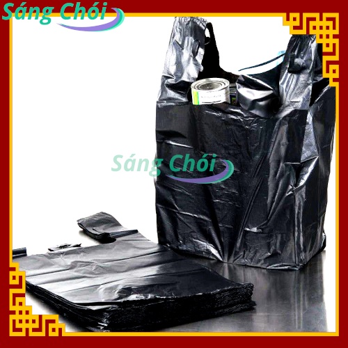 1kg [40 x 70cm Đựng Được 10 kg] Túi Xốp PE Đen Bóng Cao Cấp Loại 1 - Đóng Gói Hàng Đựng Hàng Đựng Rác Túi Rác