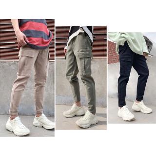UNISEX - Quần kaki túi hộp Q1171a