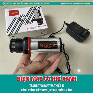 Máy bơm nước đẩy cao mini 12v hỗ trợ khoan - cắt nanxin
