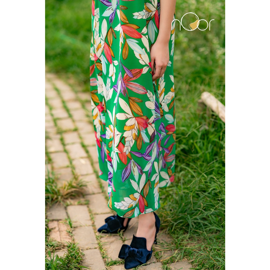 Váy Maxi Đi Biển Suông Dáng Dài Thiết Kế Bồng Bềnh Vetiver Thương Hiệu nOor - NV556