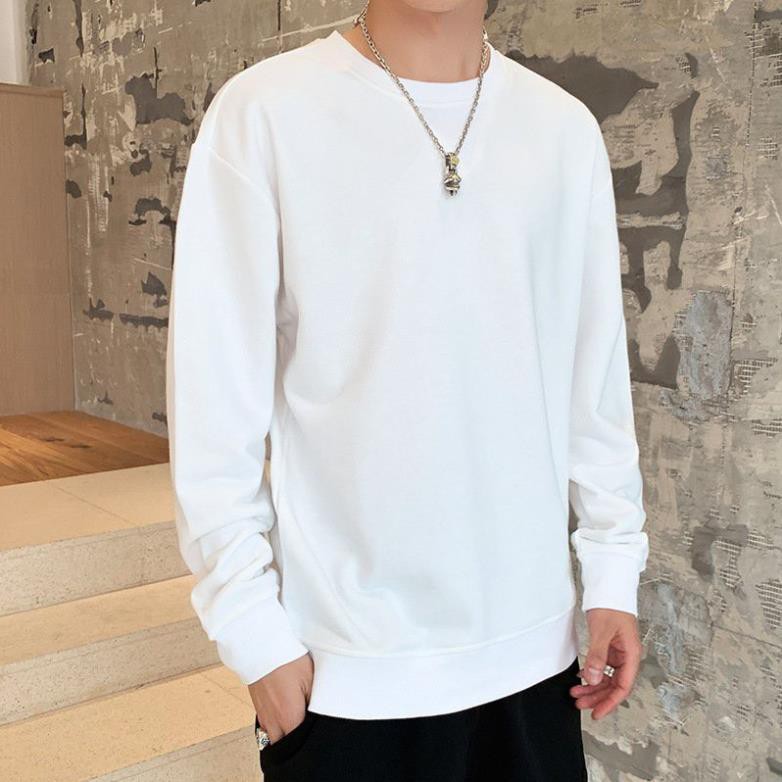 Áo Sweater nỉ  trơn chất cao cấp Ulzzang form unisex dài tay nam nữ - AST - Áo Phông Nỉ caao cấp unisex | BigBuy360 - bigbuy360.vn