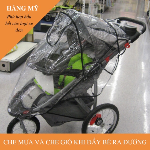 Áo trùm xe đẩy hiệu Graco nhập Mỹ chính hãng