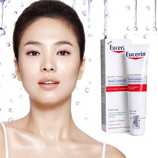 Kem dưỡng giảm kích ứng đỏ da dành cho da chàm, rôm sẩy - eucerin ato control acute care 40ml