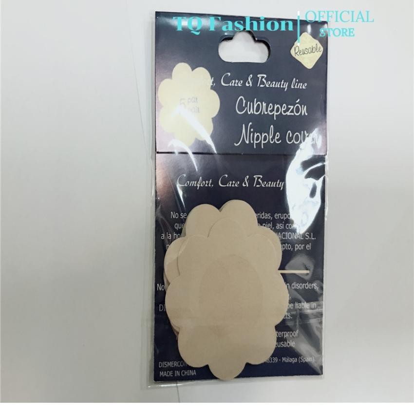 Miếng dán ti ngực giấy, Túi 10 miếng dán ngực chống lộ ti khoe vòng 1 quyến rủ alohashop91