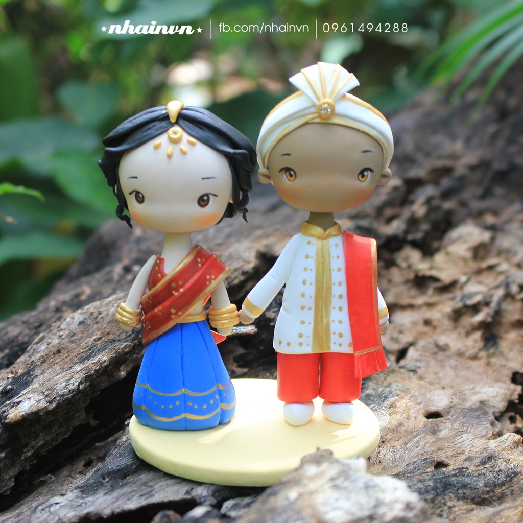 Tượng đất sét chibi mini theo hình ảnh