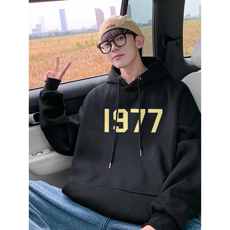 Áo Hoodies Nam Nữ In số 1997, Áo Khoác Chống Nắng From Rộng Kiểu Unisex Nón 2 Lớp Nỉ Ngoại Cao Cấp