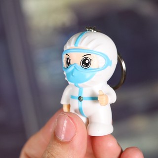 Combo 2 móc khoá bác sĩ có đèn và nhạc 👨🏻‍⚕️