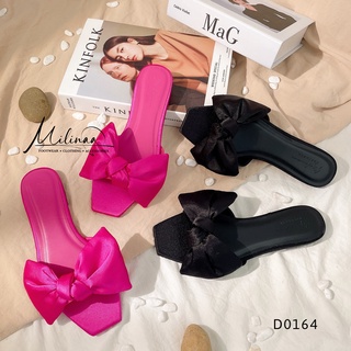 DÉP BẢN CỘT NƠ TO SATIN D0164