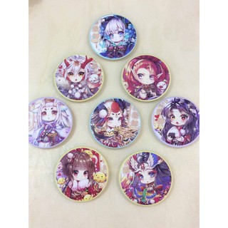 Huy hiệu tròn Onmyoji- Âm Dương Sư