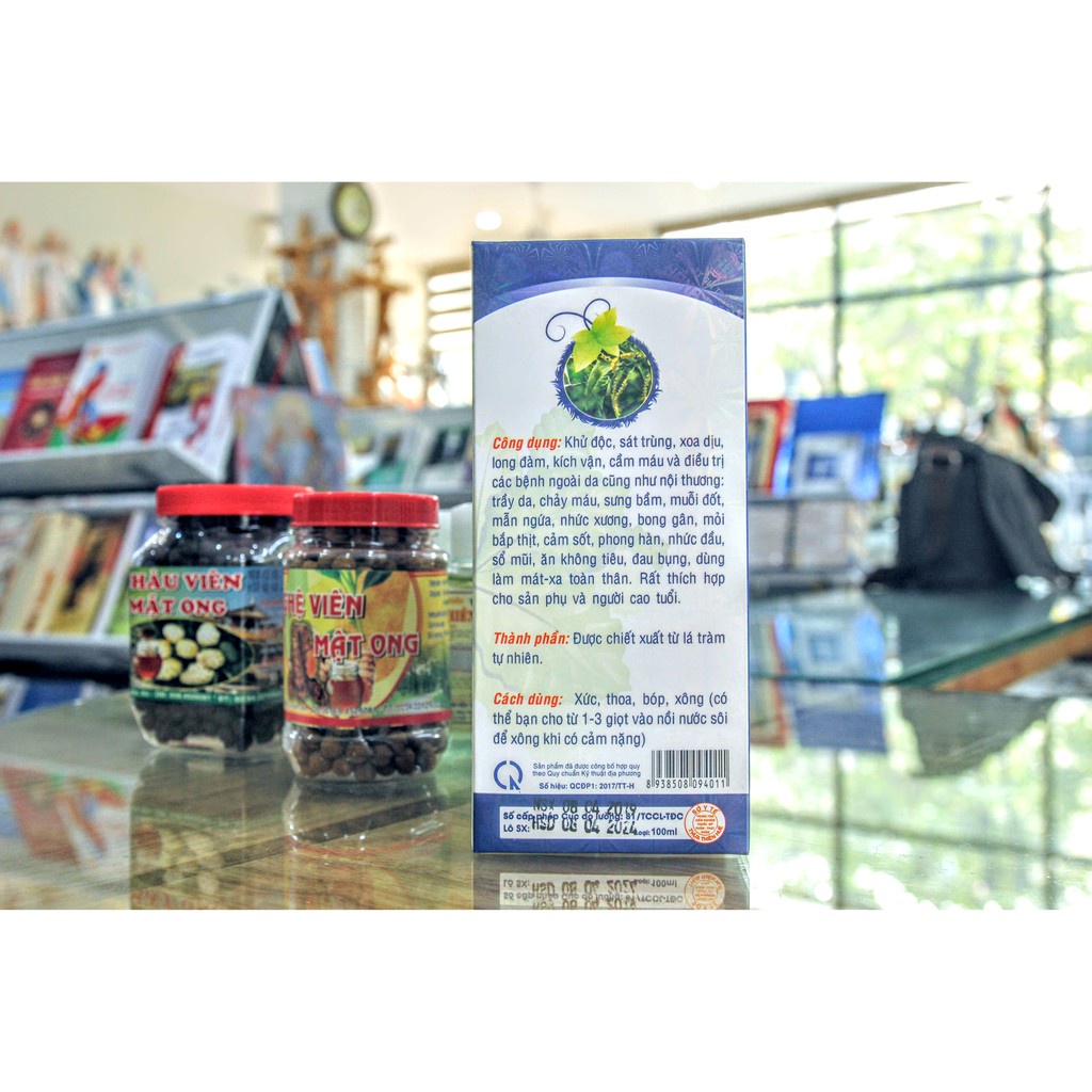 Dầu tràm giúp sát khuẩn, hỗ trợ làm giảm ho 100ml