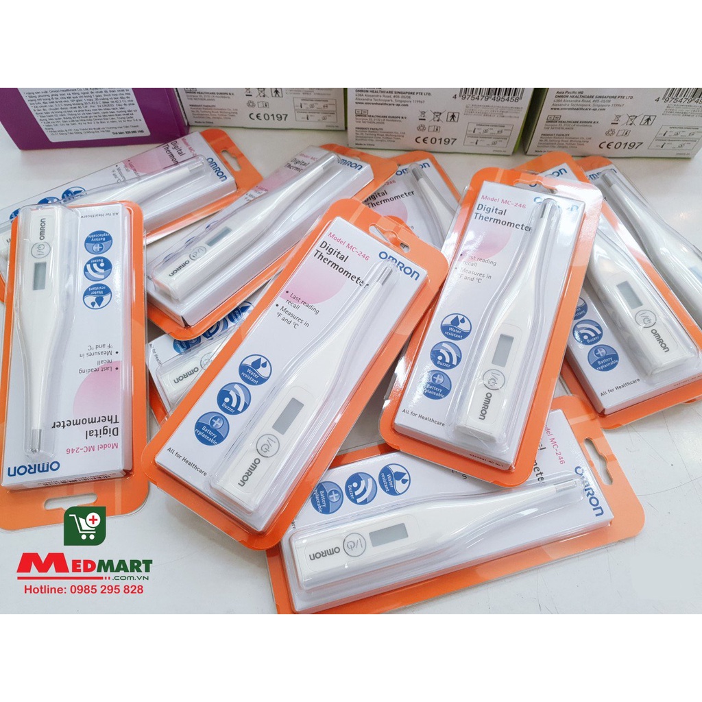 Nhiệt Kế Điện Tử Kẹp Nách Omron MC 246 Nhật Bản, Chính Hãng, Bảo Hành 24 Tháng - MEDMART