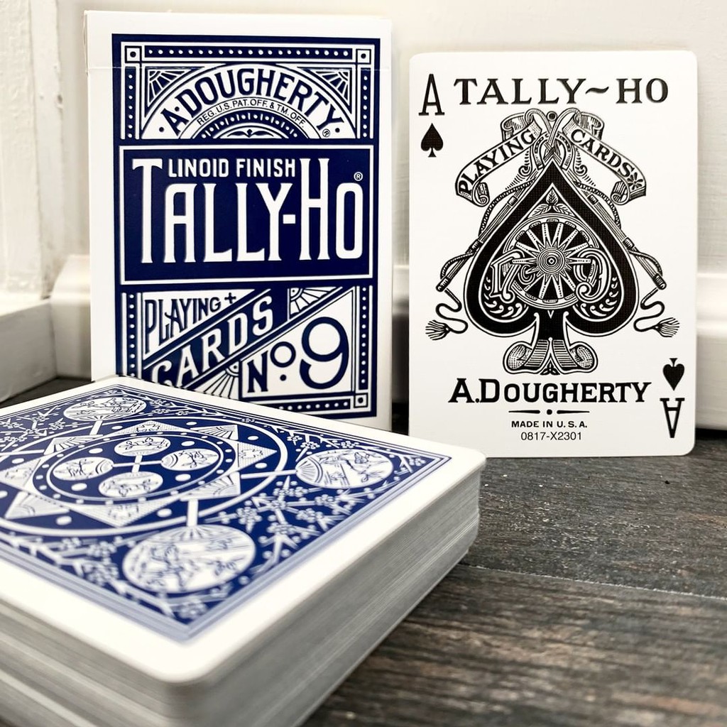 Bài ảo thuật USA Tally Ho Playing Cards ( Circle Back + Fan Back ) - Bài Mỹ CAO CẤP CHÍNH HÃNG USA ( Mystery Shop)