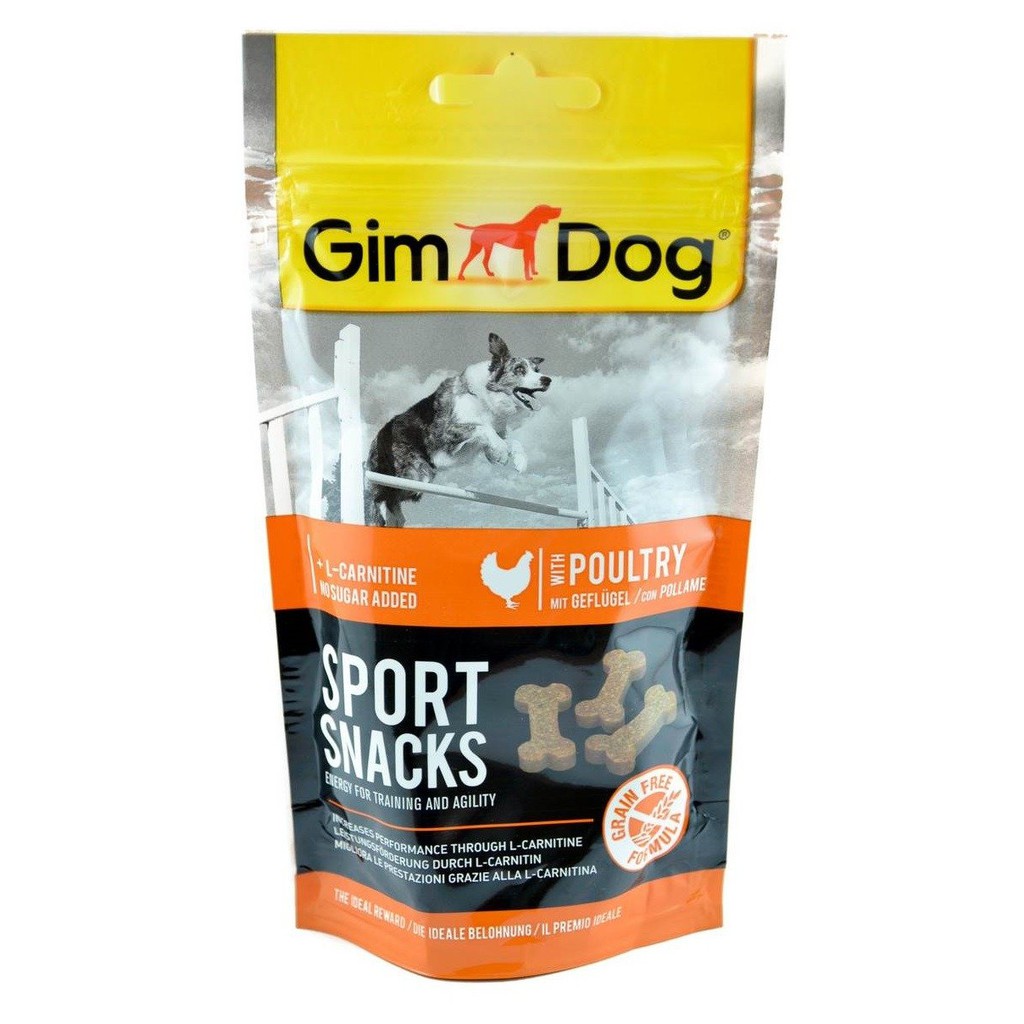 Bánh thưởng cho chó Gimdog sport snacks 60g, thức ăn snack vặt huấn luyện cún Con Mèo Xiêm