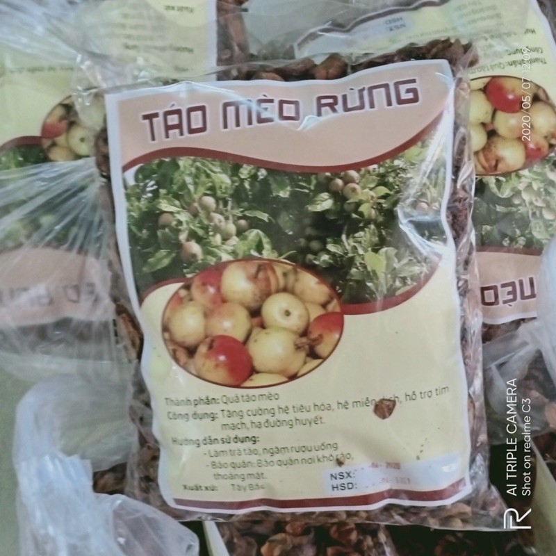 Táo mèo rừng khô Tây Bắc loại 1 1Kg