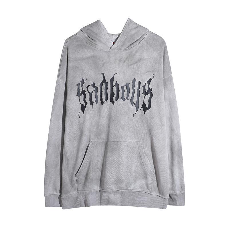Áo hoodie dáng rộng phong cách đường phố Âu Mỹ