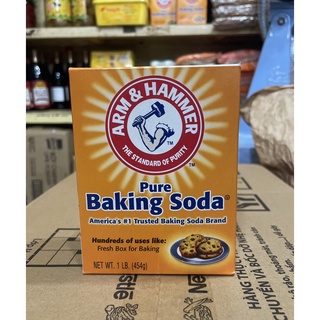 Bột Baking soda Arm & Hammer chính hãng -Nhập khẩu Mỹ 454gr