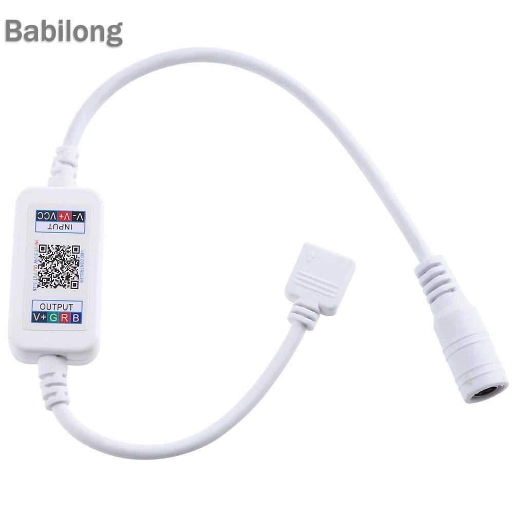 (Hàng Mới Về) Bộ Điều Khiển Từ Xa Không Dây Bluetooth Thông Minh 5v-24v 4.0 Cho Dây Đèn Led Rgb