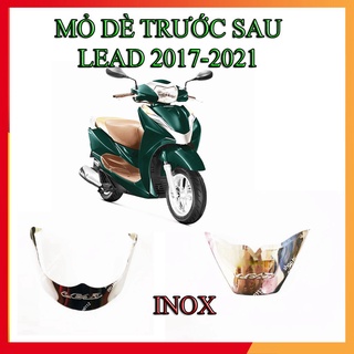 Ốp inox dè trước sau lead 2017-2021