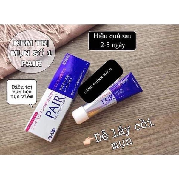 🎀 Kem Ngừa Mụn 🎀 Pair Acne W Cream Nhật Bản 14g