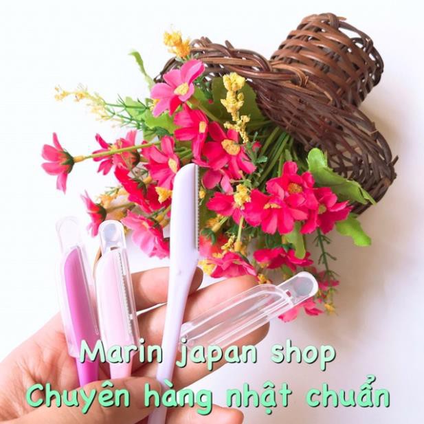 (Sét 3 chiếc) Dao Cạo Chân Mày và cạo các lông trên body  Hàng nội địa Nhật Bản