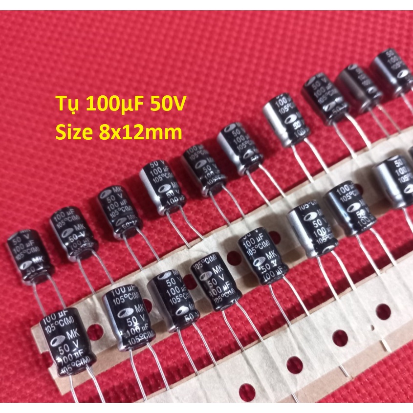 Set 20 Tụ Điện Nhôm  10UF50V 22UF50V 100UF50V  470UF25V