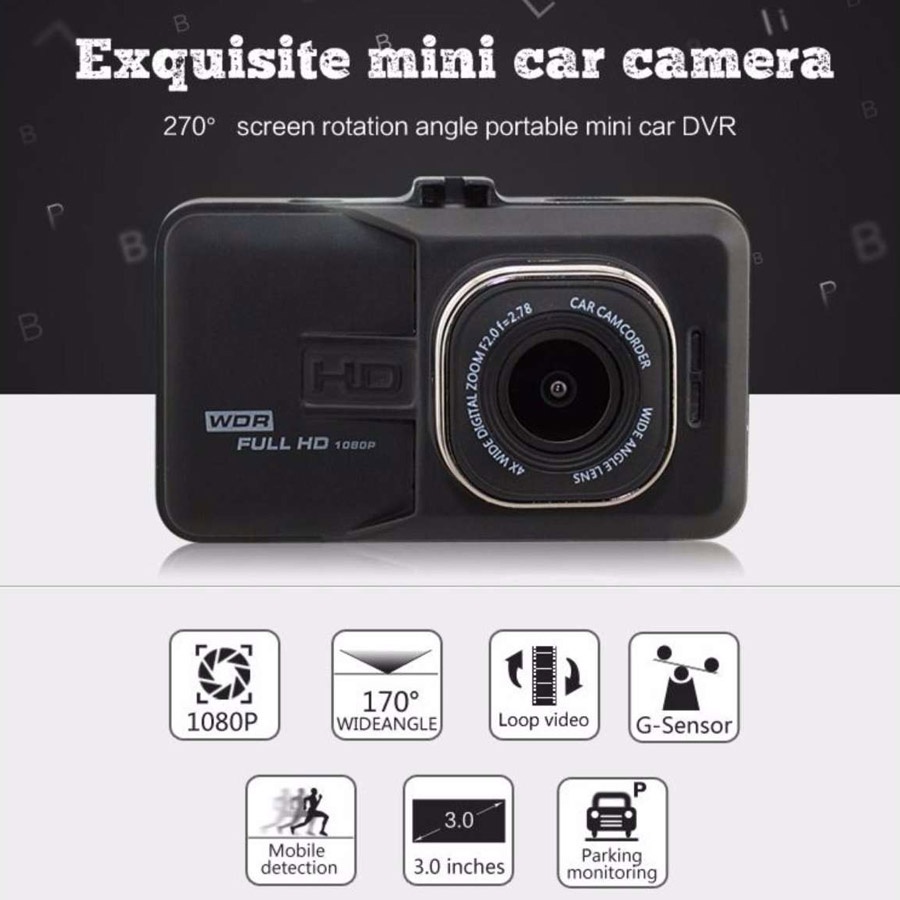 Camera Hành Trình Mới 2550 Góc Quay Rộng Full 1080P | BigBuy360 - bigbuy360.vn