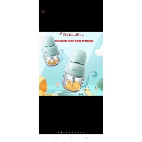 Cối thủy tinh thay thế máy xay bear 0,3l