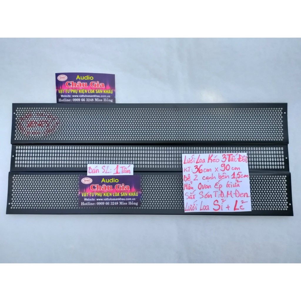Lưới loa kéo 3 tấc đôi 36cm 90cm 1 tấm Audio Châu Gia